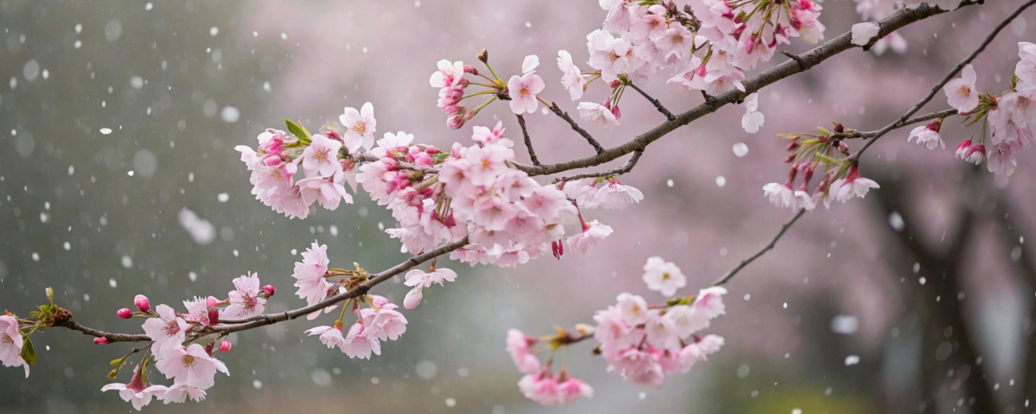 Eine Praline mit Kirschenfüllung – zum Tag der Kirschblüte